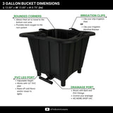 The Bucket Company 6 Planter 3 Gallon Kit