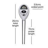 3 in 1 Moisture - pH - Light Meter for Soil & Coco mediums