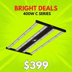 LED Grow Light 400w C series 4 Bar - Dimmable full spectrum
