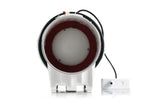 100mm & 125mm Mixed Flow Fan Super Silent - 284 Cubic Metres Per Hour with Speed Controller