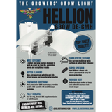 Grow Tent Kit 1.2 Metre Hellion 630w CMH Grow Light Fan & Carbon Filter