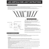 LED 900w 8 Bar + 2 bar UV Booster bars - Dimmable full spectrum LM301H grow light