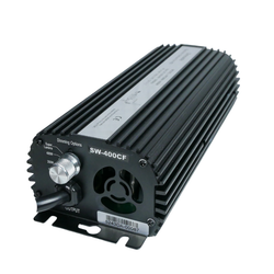 400w Digital Ballast HPS & Metal Halide - Adjustable output - Fan cooled - Blackline