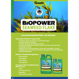 BioPower® Organic Seaweed Flake 100gram Makes 100 Litres Grosafe Bio Gro Certified