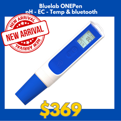 ONE Pen measures ph - EC - Temp - Bluetooth meter - Bluelab