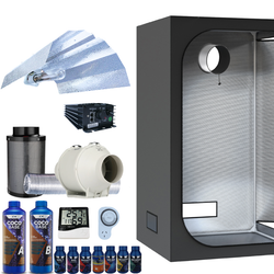 Grow Tent Budget Kit 1.2 Metre 600w HPS Digital Grow Light Fan & Carbon Filter