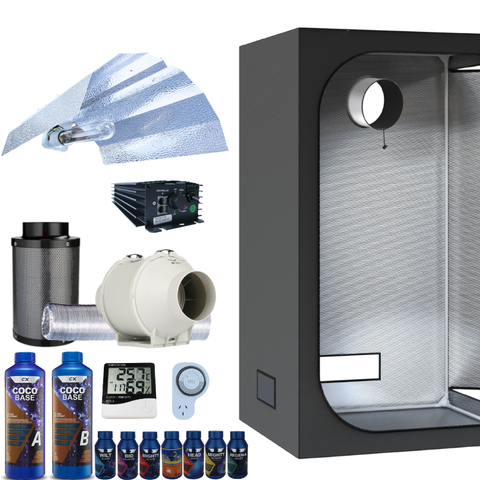 Grow Tent Budget Kit 1.2 Metre 600w HPS Digital Grow Light Fan & Carbon Filter