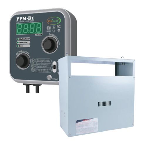 Co2 Digital PPM-B1 Controller + 8 Burner Co2  Generator Grow Kit Pro-Leaf