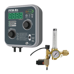 Co2 Digital PPM-B1 Controller + Co2 Reg & Solenoid Grow Kit Pro-Leaf