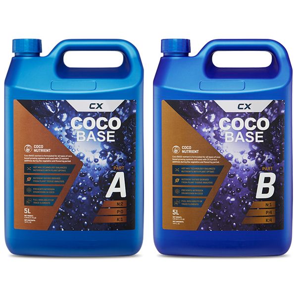 Coco Tree Base Home › Coco Base Nutrient 2 x 5 Litre A&B - CX Horticulture