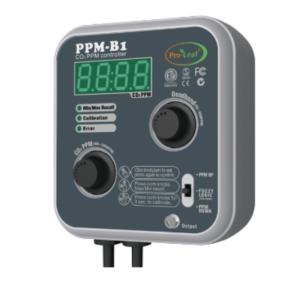Co2 Digital PPM Controller - Co2 bottle or LPG burner Pro-Leaf B1 PPM