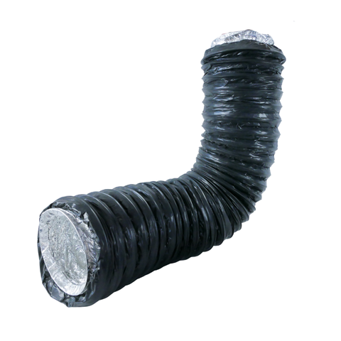 Ducting 200mm x 1 Metre Insulated High Noise Reducing - Flexible Elbow