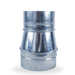 Ducting Reducing Joiner 150mm to 125mm Galvanised steel