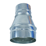 Ducting Reducing Joiner 150mm to 100mm Galvanised steel