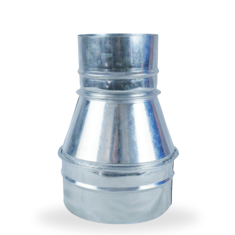 Ducting Reducing Joiner 150mm to 100mm Galvanised steel