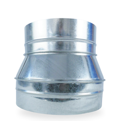 Ducting Reducing Joiner 250mm to 200mm Galvanised steel