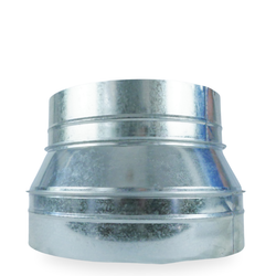 Ducting Reducing Joiner 300mm to 250mm Galvanised steel