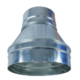 Ducting Reducing Joiner 250mm to 150mm Galvanised steel