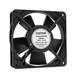 120mm Booster Fan with Lead and Plug - CultiV8