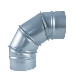 Elbow Ducting 100mm Galvanised steel