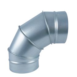 Elbow Ducting 150mm Galvanised steel