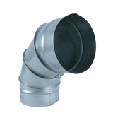 Elbow Ducting 150mm Galvanised steel