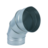 Elbow Ducting 200mm  Galvanised steel