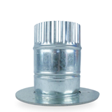 Flanged 100mm Ducting Collar Galvanised Steel
