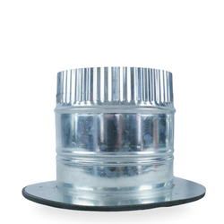 Flanged 150mm Ducting Collar Galvanised Steel