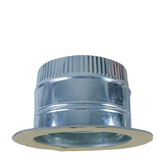 Flanged 200mm Ducting Collar Galvanised Steel
