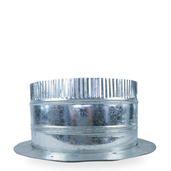 Flanged 250mm Ducting Collar Galvanised Steel
