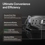 FlexFeed Self-Watering Fabric Pot Base, Auto-Irrigation Water Delivery System with Reservoir Meter