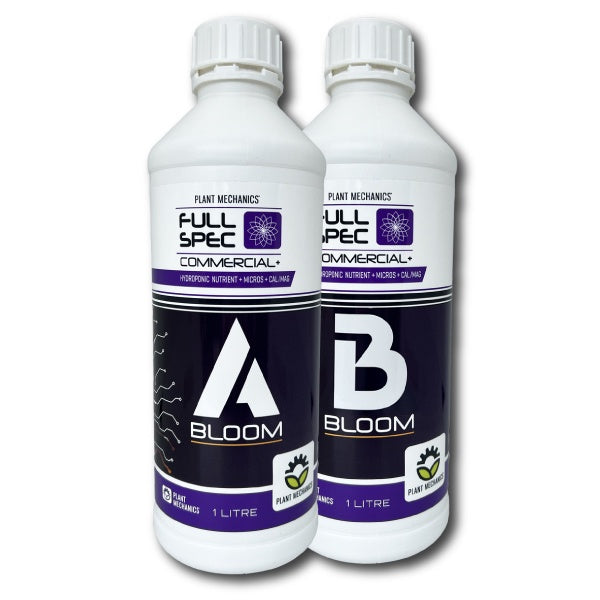 Full Spec Commercial+  Bloom 2 x 1 Litre A & B Plant Mechanics