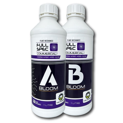 Full Spec Commercial+  Bloom 2 x 1 Litre A & B Plant Mechanics