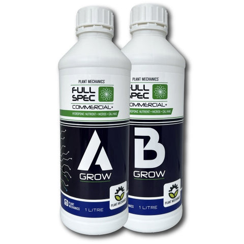 Full Spec Commercial+ Grow 2 x 1 Litre A & B Plant Mechanics