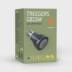 LED Grow Lamp 15w with E27 screw in base - Treegers