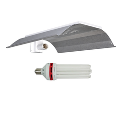 Grow Light Kit 150w 2700k CFL Lamp & CFL Reflector Wing