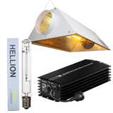 Grow Light Kit 600w Digital Ballast, Super Plant HPS Lamp & Air Cooled Gloria Reflector - Hellion