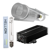 Grow Light Kit 600w Digital Ballast, Super Plant HPS Lamp & Cool Tube 150mm - Hellion