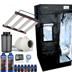 Grow Tent Kit 600 x 1600mm 150w LED Grow Light Fan & Carbon Filter