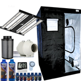 Grow Tent Kit 1 Metre 200w LED Grow Light Fan & Carbon Filter