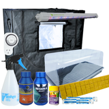Grow Tent Seeds or Cuttings Propagation Starter Kit - LED 18w 9000k - Tent 850mm x 500mm x 800mm