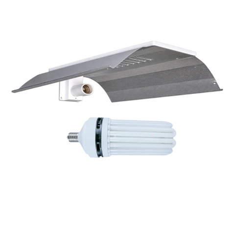 Grow Light Kit 250w 14000k CFL Lamp & CFL Reflector Wing