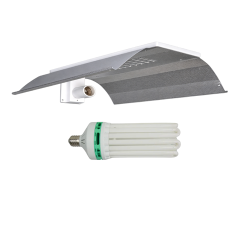 Grow Light Kit 300w 6500k CFL Lamp & CFL Reflector Wing
