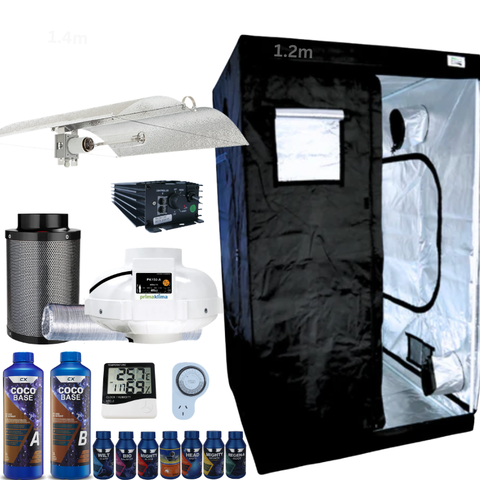 Grow Tent Kit 1.2 Metre 600w HPS Digital Enforcer Grow Light Fan & Carbon Filter