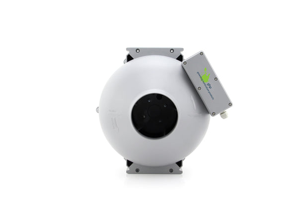 100mm Centrifugal Fan - 255 Cubic Metres Per Hour with Speed Controller - Double sound insulated housing