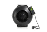 200mm Centrifugal Fan - 888 Cubic Metres Per Hour with Speed Controller - Double sound insulated housing