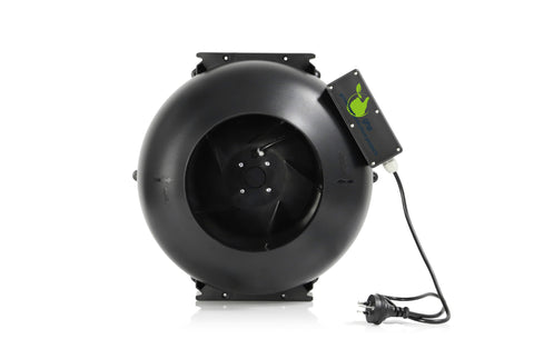 200mm Centrifugal Fan - 888 Cubic Metres Per Hour with Speed Controller - Double sound insulated housing