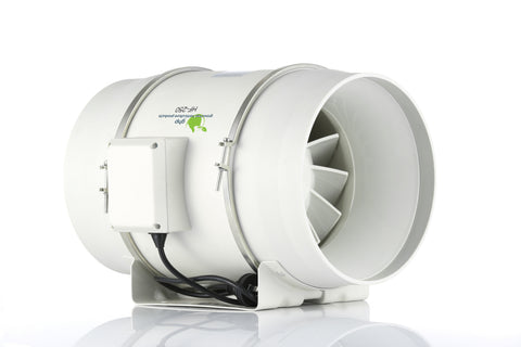 250mm Mixed Flow Fan - 1405 Cubic Metres Per Hour with 2 Speed Hi-Low Switch