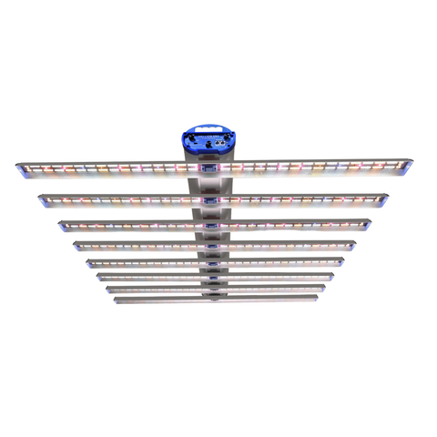LED Grow Light 700w PRO 2.9 μmol/j - 8 Bar with Controllable Spectrums Veg-Bloom-UV - Hellion